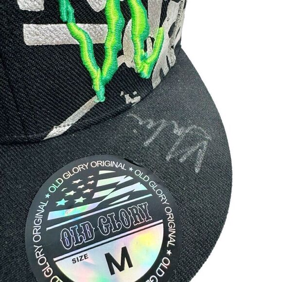 Old Glory Original Monster Washington DC Power City Fitted Hat Size M Signed - Picture 9 of 12